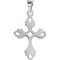 Fleury Cross Sterling Silver Pendant (19.5X15 MM)