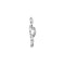 Linked Hearts Pendant, Rhodium-Plated 14k White Gold