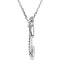 Diamond Initial Letter 'C' Rhodium-Plated 14k White Gold Pendant Necklace, 17" (GH, I1, 1/10 Ctw)