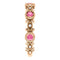 Pink Tourmaline and Diamond Vintage-Style Ring, 14k Rose Gold (0.03 Ctw, G-H Color, I1 Clarity)