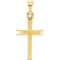 Cross Pendant, 14k Yellow Gold (23.70X11.50MM)