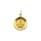 14k Yellow Gold St. Barbara Medal (14.75 MM)