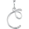 5-Stone Diamond Letter 'C' Initial 14k White Gold Pendant Necklace, 18" (.03 Cttw, GH, I1)