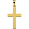 Western Cross 14k Yellow Gold Pendant (42X25MM)