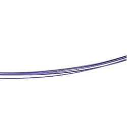 7-Strand Purple Strand Necklace, 14k Yellow Gold Bayonet Clasp, 16"