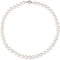 White Freshwater Cultured Pearl Sterling Silver Necklace, 18" (10.00-11.00MM)