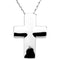 Sterling Silver Covenant of Prayer Unadorned Cross Necklace, 18"