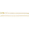 1.25mm 14k Yellow Gold Sparkle Singapore Chain, 18"