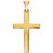 Cross Pendant, 10k Yellow Gold (27.00X13.70MM)