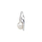 White Freshwater Cultured Pearl Infinity Pendant, Sterling Silver (9.5-10 MM)