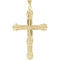 Men's Large Old-World Cross Pendant, 14k Yellow Gold