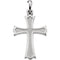 Fleury Cross Sterling Silver Pendant (22X16MM)