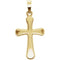 Hollow Cross 14k Yellow Gold Pendant (27X13.8MM)