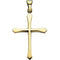 Pointed Cross 14k Yellow Gold Pendant (28.50X21MM)