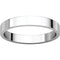 14k White Gold Slim-Profile Flat 3mm Band