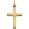 Petite Cross 14k Yellow Gold Pendant (16.5X12 MM)