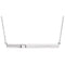 Diamond Solitaire Bar Rhodium Plate 14k White Gold Necklace, 17.5'' (.10 Cttw)