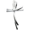 Modern Cross Sterling Silver Pendant (29.00X16.50 MM)