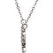 14k White Gold Diamond Alphabet Letter Q Necklace (1/6 Cttw, GH Color, l1 Clarity), 16.25" to 18.50"