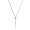 Embossed Cross in a Latin Cross Sterling Silver Necklace, 18"