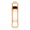 Men's 14k Rose Gold Diamond 6mm Milgrain Band (.06 Ctw, Color G-H, SI2-SI3 Clarity) Size 11.5