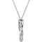 Diamond Circle 14k White Gold Pendant Necklace, 18" (1/3 Cttw)