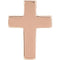 Petite Cross 14k Rose Gold Pendant