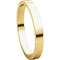 14k Yellow Gold Slim-Profile Flat 2.5mm Band