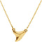 Shark Tooth Necklace in 14k Yellow Gold, 16-18"