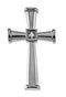 Diamond Petite Cross 14k White Gold Pendant (.029 Ct, G-H Color, SI1 Clarity)