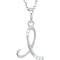 5-Stone Diamond Letter 'I' Initial Sterling Silver Pendant Necklace, 18" (.03 Cttw, GH, I2)