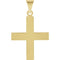 Men's Greek Cross 14k Yellow Gold Pendant