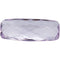 Rose De France Amethyst Quartz Antique Cushion Checkerboard Sterling Silver Ring, Size 6 to 7