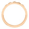 Stackable Crown Ring, 14k Rose Gold