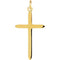 Suffering Cross 14k Yellow Gold Pendant