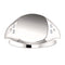 Platinum Diamond Closed Back Signet Ring (.05 Ctw, G-H Color, SI2-SI3 Clarity) Size 7.5