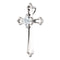 Princess Diamond Cross Rhodium-Plated 14k White Gold Pendant (.38 Ct, G-H Color, I1 Clarity)