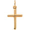 Western Cross 14k Yellow Gold Pendant (16.8X9MM)