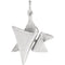 Elegant Star of David 14k White Gold Pendant (Made in Holy Land)