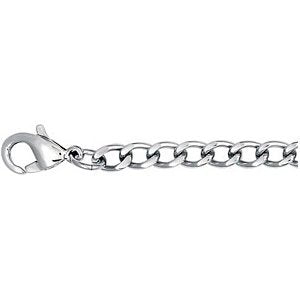 3.2 mm Stainless Steel Curb Chain, 18"