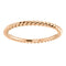 Slim-Profile 1.5mm Rope Trim Comfort-Fit Band, 18k Rose Gold