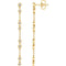 Diamond Chain Earrings, 14k Yellow Gold (1/3 Ctw, Color H+, Clarity I1)