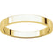 14k Yellow Gold Slim-Profile Flat 2.5mm Band