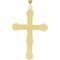 Men's Large Old-World Cross Pendant, 14k Yellow Gold