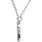 14k White Gold Diamond Alphabet Letter O Necklace (1/6 Cttw, GH Color, l1 Clarity), 16.25" to 18.50"