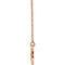 Star Necklace, 14k Rose Gold, 16-18"