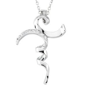 Sterling Silver I Stand in Awe Pendant Necklace with 18"