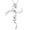 Sterling Silver I Stand in Awe Pendant Necklace with 18"