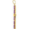 Genuine Amethyst 14k Yellow Gold Cross Pendant