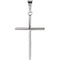 Men's Chapel Cross 14k White Gold Pendant